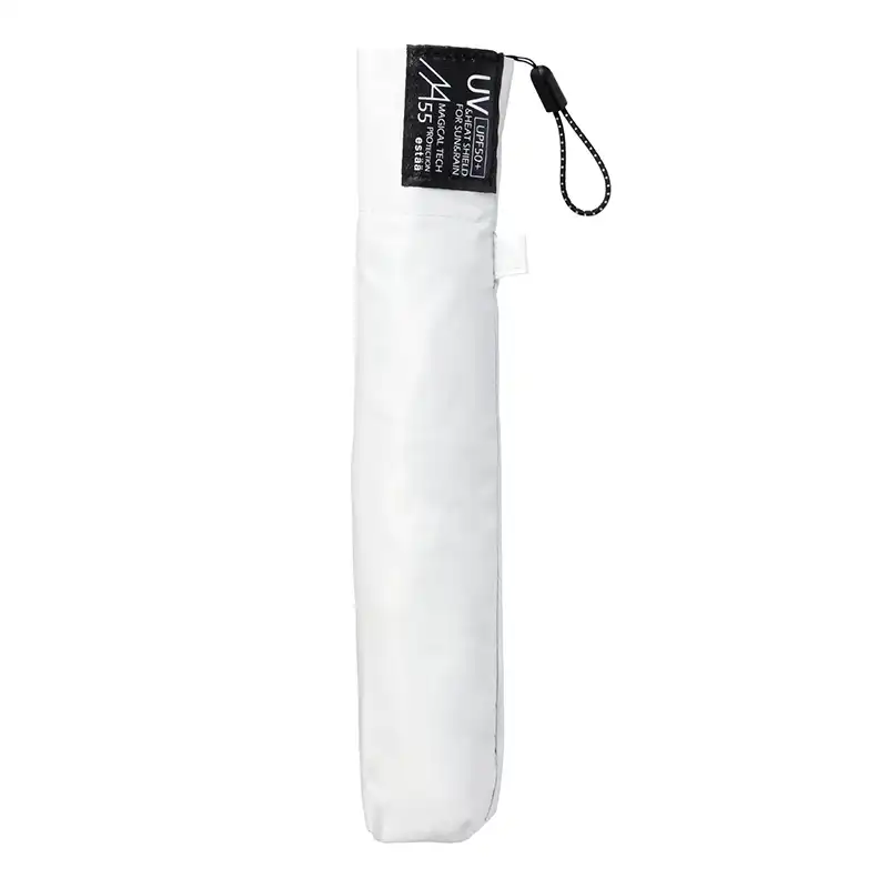 estaa MAGICAL TECH PROTECTION 超軽量折りたたみ日傘 プレーン55cm ホワイト/31-230-30226-45